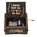 MATSON Harry Potter Music Box, Wooden Classic Music Box with Hand Crank Birthday Gifts for Girls Boys Diwali Gifts for Kids Friends Family