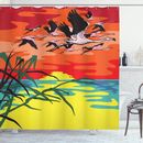 East Urban Home Flamingo Shower Curtain Set + Hooks Polyester | 69 H x 105 W in | Wayfair 8B25886DCAF84885A0311C2ACCF7018C