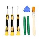 7 Piece Screwdriver Repair Tool for Game Controller Console, Xbox Screwdriver Set with Magnetic T6 T8 T10 Screwdrivers, Suitable for Xbox 360 Xbox One Controller and Console, PS3 and PS4 Console