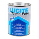 LUCITE House-Paint 1 Liter Fassadenfarbe seidenmatt Hausfarbe FARBWAHL