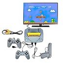 Raptas Super 8 Bit Tv Video Game Console with 2 Game Controllers 1 Laser Gun Simple Plug-and-Play Setup for Hassle-Free Gaming Unlimited Fun Best Gift Ideal for Your Children Kids