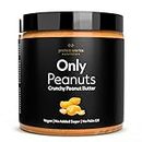 Protein Works, Burro di arachidi Croccante, Peanut Butter naturale al 100%, Vegano, Senza zuccheri aggiunti, conservanti od olio di palma, Protein Works, 500g
