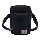 Carhartt Unisex Adult Zip, Durable, Adjustable Crossbody Bag with Zipper Closure, Black, One Size