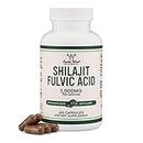 Shilajit Resin Capsules (20% Fulvic Acid Supplement) 1,000mg per Serving, 120 Count (No Fillers, Manufactured in The USA) by Double Wood Supplements