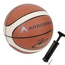 ArrowMax Basketball Size 7 Professional Basket Ball for Indoor-Outdoor Training Basketball for Players Basketball with Free Air Needle Best Basketball Match Ball for Kids (7)