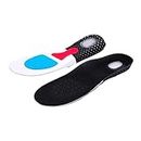 Skudgear Memory (Multicolour, 8-12 size, Pack of 1 pair) Foam Shoes Insole | Arch Support Shoe Inserts | Excellent Shock Absorption and Cushioning | Durable | Washable | For Men And Women