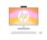 HP All-in-One PC | 23,8" FHD-Display | AMD Ryzen 5 7520U | 8 GB DDR5 RAM | 512 GB SSD | AMD Radeon Graphics| Windows 11 Home | Weiß