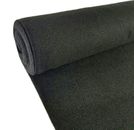 5 Yards Black Upholstery Durable Un-Backed Automotive Trim Carpet 40"x15 Ft 