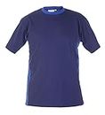 Hydrowear 04602 Tricht t-shirt, 100% cotone, taglia M, colore: Blu navy/blu royal