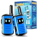 Kids Walkie Talkies Toys for Boys: comedyfun Mini Robots Walkies Talkies 2 Pack Easter Basket Stuffers Birthday Gifts for 3 4 5 6-8 Year Old Boys Toys for 4 5 6 7 8-10 Year Old Camping Outdoor Games