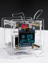 ESP8266 DIY Electronic Kit OLED Display Mini Clock + Shell DIY Soldering Project