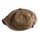 MYADDICTION Breathable Mens Newsboy Hat Soft 8 Panels Headwear for Fall Travel Spring Brown L Clothing, Shoes & Accessories | Mens Accessories | Hats