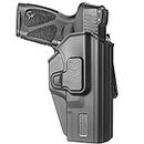 Taurus G3 Holster, OWB Polymer Holster Compatible with Taurus G3, Open Carry Holster for Outside Waistband, Index Finger Release System/Adjustable-Cant. Right Hand.