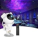 Astronaut Galaxy Projector Kids Night Light - Galaxy Nebula Astronaut Star Projector Led Light with Timer and Remote, Starry Lamp for Bedroom, Gaming Room, Home Theater