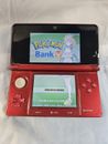 Nintendo 3DS Rojo 32gb Con Banco Pokémon y Más