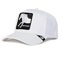 Goorin Bros. The Farm Adjustable Mesh Trucker Hat for Men and Women, White (Platinum High), One Size