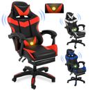 Massage Gaming Stuhl Schreibtischstuhl Drehstuhl Chefsessel Bürostuhl 150KG DE