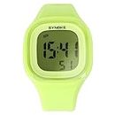 Hemobllo Digital Watch - LED Sport Watches Outdoor Digital Watches with Silicone Strap Back Light Wrist Watch for Women Men, Green, 23.5*4.5 cm, Digital