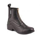 GENUINE LEATHER LADIES RIDING ZIP PADDOCK BOOTS WITH LEATHER LINING