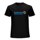 MR Fair Men's Walmart Supermarket Cool Grocery Store Pop Culture Worn Look Print Tees O Neck Short Sleeve T-Shirt Black S