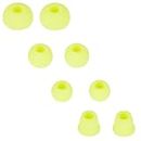 Earbud Rubber Tips Silicone Earbuds Set Compatible with Beats Dr. Dre Powerbeats 1.0, Powerbeats 2, Powerbeats 3 Wireless in-Ear Earphones, 4 Pairs Yellow
