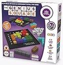 The Happy Puzzle Company The Genius Square Game - 62,208 Puzzle Challenges for Friends and Family Board Game Night - Logic STEM Educational Learning Resources - Adults & Kids Smart Games Ages 6+