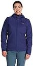 RAB Women's Xenair Alpine Light Hooded Synthetic Insulated Jacket for Hiking & Mountaineering, Patriot Blue, Small