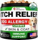 Dog Allergy Chews - Itch Relief for Dogs - Dog Allergy Relief - Anti Itch for Do