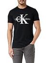 Calvin Klein Jeans CORE MONOLOGO SLIM TEE J30J320935, Camisetas de Manga Corta para Hombre, Ck Black, L