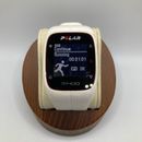 Polar M400 Men's White Running GPS Watch Heart Rate - Tested Working NO CHARGER