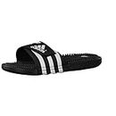 adidas Adissage 078260 Herren Dusch & Flip Flops, Black Black Runbla, 15.5 UK