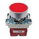 PIJI™ 22MM Momentary Push Button Switch 1NO 1NC Metal Head (RED)