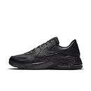 Nike Men's Air Max Excee Leather Sneaker, Black/Black-Black-LT Smoke GRE, 9 UK