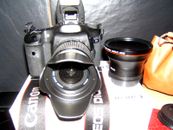 Canon EOS 7D 18,0 megapixel fotocamera reflex digitale con EF-S 18-55 mm IS con tre obiettivi