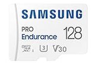 Samsung PRO Endurance 128GB MicroSDXC Speicherkarte mit Adapter für Dashcam, Body Cam und Überwachungskamera - Class 10, U3, V30 (©MB-MJ128KA/AM)