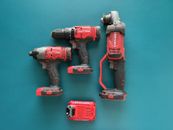 Craftsman Power Tool Lot Impact Driver Drill Angle Driver W/ Battery 20V