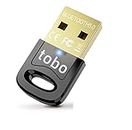 Tobo USB Bluetooth 5.0 Adapter Dongle for PC Laptop Desktop Stereo Music and Call Keyboard Mouse Support Windows 10 8.1 8 7 XP Vista(Install Driver First) Not Support in Linux-(TD-851WA-01)