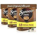 Senseo Strong Coffee Pods Bags Dark Roast - 3 Bags of 48 Single Serve Coffee Pods – 144 Count, 8 Grams - Bulk Packaged for Decreased Waste Rich, Smooth Flavor, by SmoDy