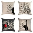 Music for cushion gifts series HomerDecor Cushion Cover Throw Pillowcase 