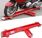 PACUM Motorcycle Dolly Centre Stand, Motorbike Tool Garage Mover Parking Trolley, Load 567kg, 214.5 * 40.5cm/84.45 * 15.94in