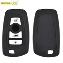 4 Button Silicone Car Key Case For BMW 1 2 3 5 7 Series F10 F20 F30 335 328 2013 - 2016 Cover