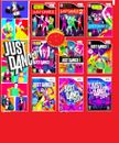 JUST DANCE - NINTENDO WII BUNDLE 2 3 4 2018 2014 2017 2015 - ALL TITLES LISTED !