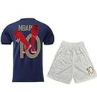 KickOffKits - #7 MBAPPE France World Cup Soccer Jersey Kids Uniform - Sports Team Jersey/Shorts/Socks/Gift for Boys Girl (A, US, Age, 4 Years, 5 Years)