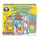 Orchard Toys Times Tables Heroes - 2 in 1 Maths Games for Kids with Multiplication Bingo and Counting Board Game - Children’s Learning and Educational Math Games for 6-9 Year Olds - 2-4 Players