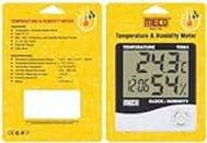MECO THM-9 Temperature & Humidity Meter With Alarm Clock & Calendar Display