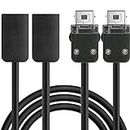 SNES/NES Mini Controller Extension Cable, 2 Pack 6ft/1.8M Extension Power Cord for Super Nintendo SNES Classic Edition Controller (2017) and Mini NES Classic Edition (2016)