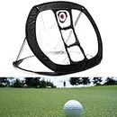 Golf Practice Chipping Net, Collapsible Golf Net Training Aid Accuracy Swing Portable Golf Accessories Indoor Outdoor