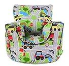 Bean Lazy Cotton Transport Road Map Bean Bag Arm Chair with Beans Toddler Size