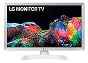 LG 24TL510S-WZ - Monitor Smart TV de 61cm (24") con Pantalla LED HD (1366x768, 16:9, DVB-T2/C/S2, WiFi, Miracast, USB Grabador, 10 W, 2xHDMI 1.4, 1xUSB 2.0, Óptica) Color Blanco