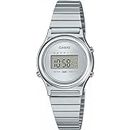 Casio Vintage LA700WE-7AEF Women's Digital Watch with Steel Gray Background